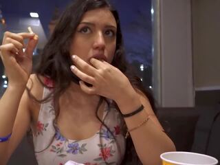 Latina loves mcdonaldâs ice cream with cum on it and a toy nang her