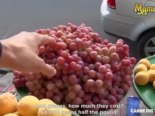 Mamacitaz - Bootylicious Colombian Fruit Seller Rides putz immediately following Work