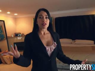 Propertysex mergelė rocket scientist dulkina clean-cut tikras estate agentas