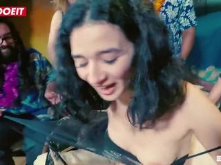 LETSDOEIT - 20 Year Old whore Gets Bondage adult clip At Party