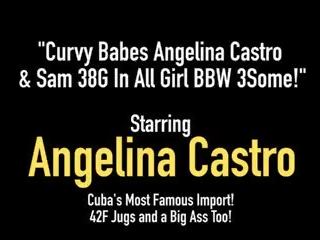 Curvy Babes Angelina Castro & Sam 38g in all Ms BBW